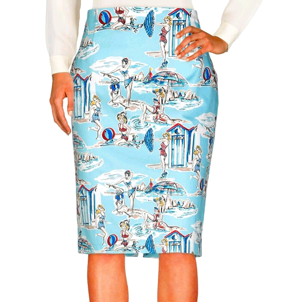 Blugirl Blumarine Beach print Skirt